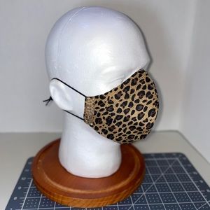 Leopard face mask